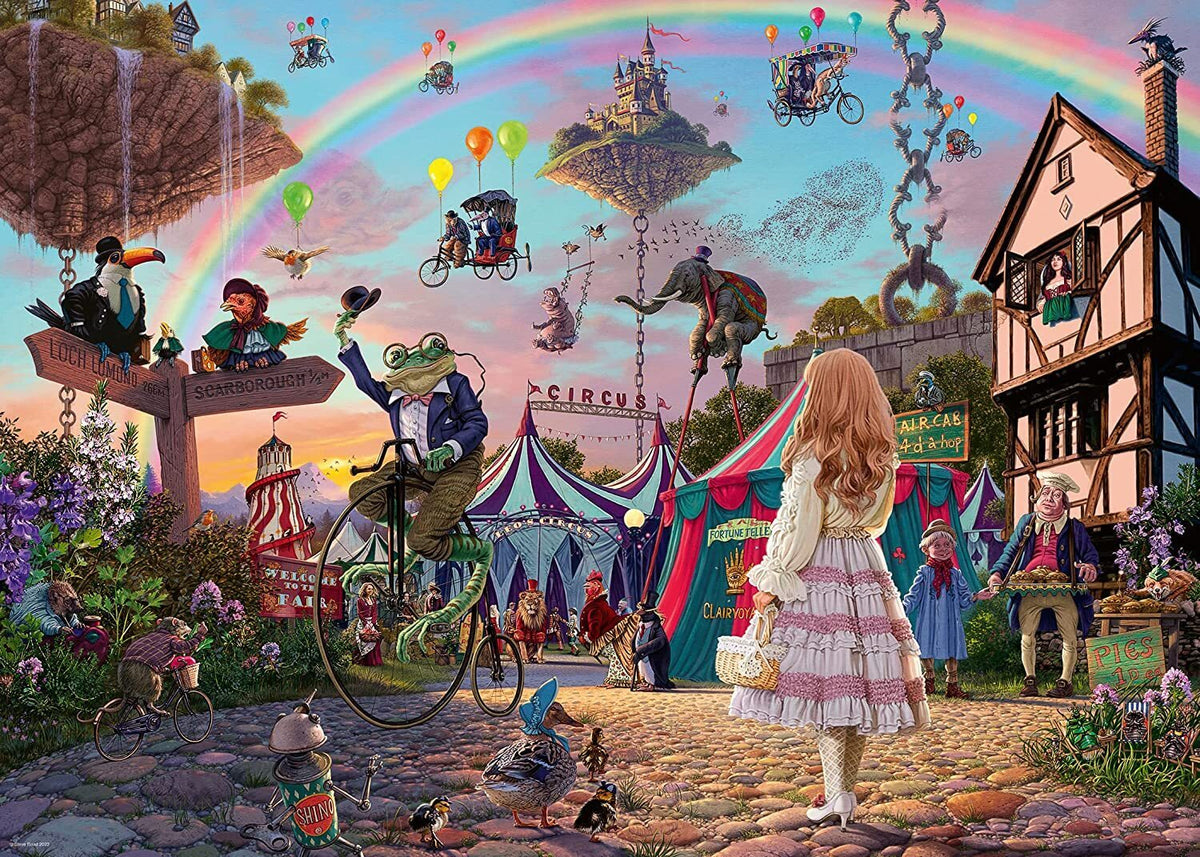 Ravensburger - Look and Find No 2: Enchanted Circus 1000 Piece Adult's Jigsaw Puzzle