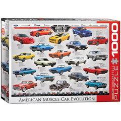 Eurographics - Muscle Car Evolution 1000 Piece Jigsaw Puzzle