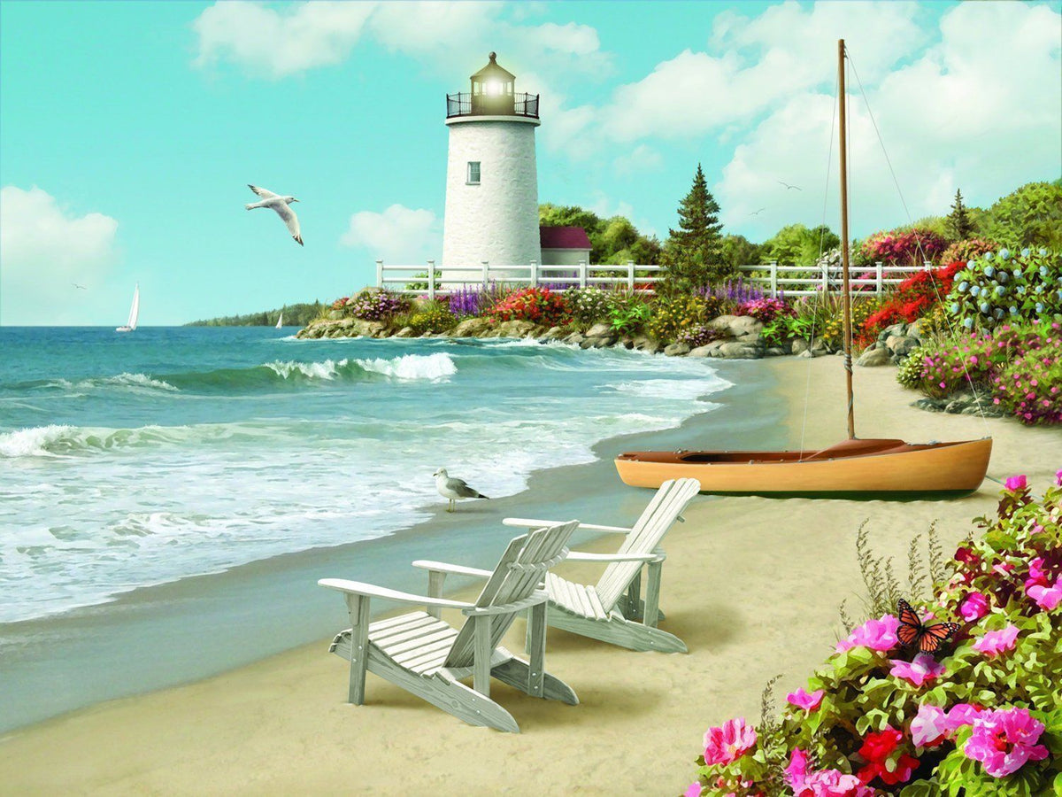 Ravensburger - Sunlit Shores 300 Piece Large Format Puzzle