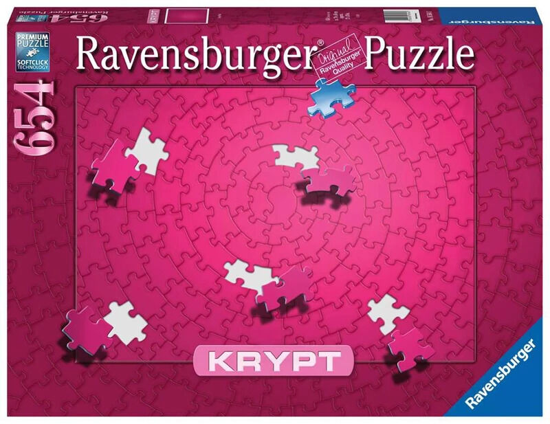 Ravensburger - KRYPT Pink Spiral 654 Piece Puzzle