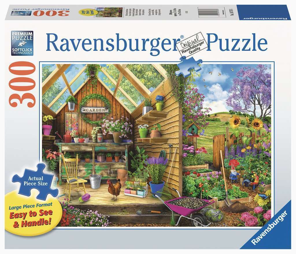 Ravensburger - Gardeners Getaway 300 Piece Large Format Puzzle