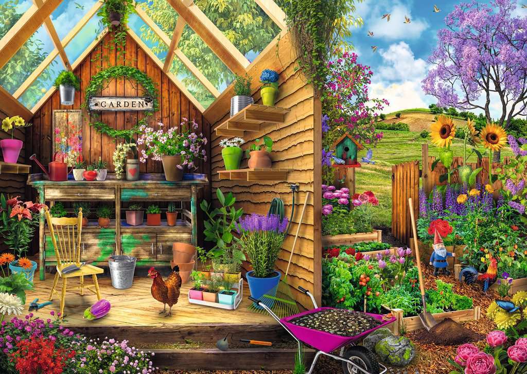 Ravensburger - Gardeners Getaway 300 Piece Large Format Puzzle