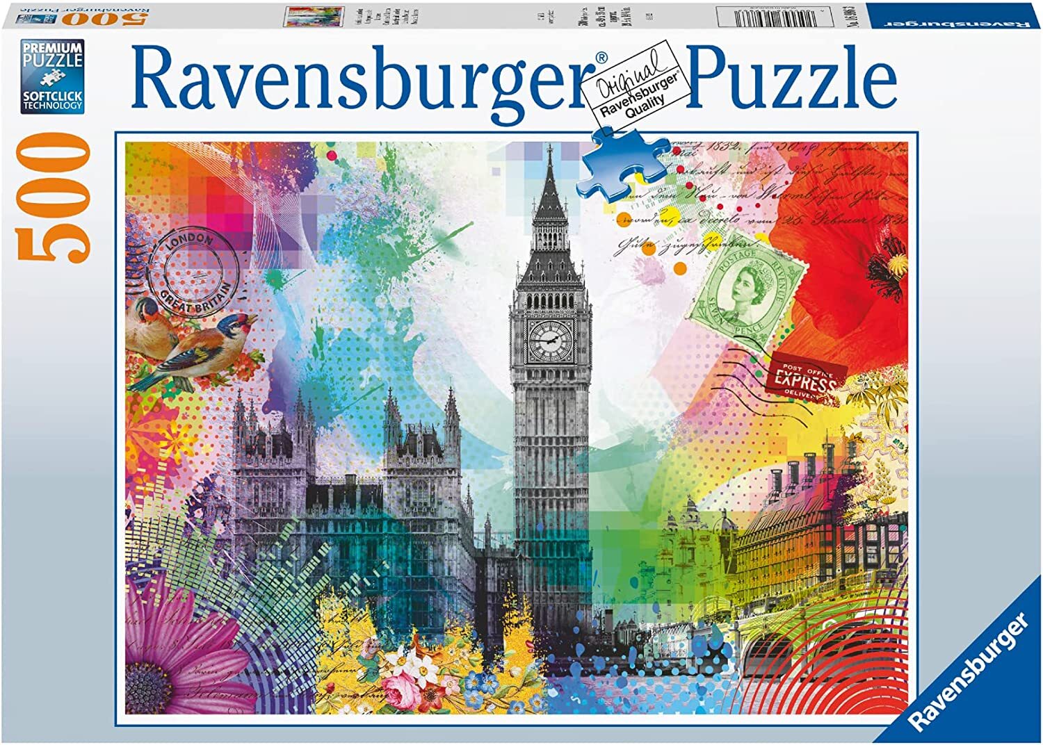 Ravensburger - London Postcard 500 Piece Puzzle