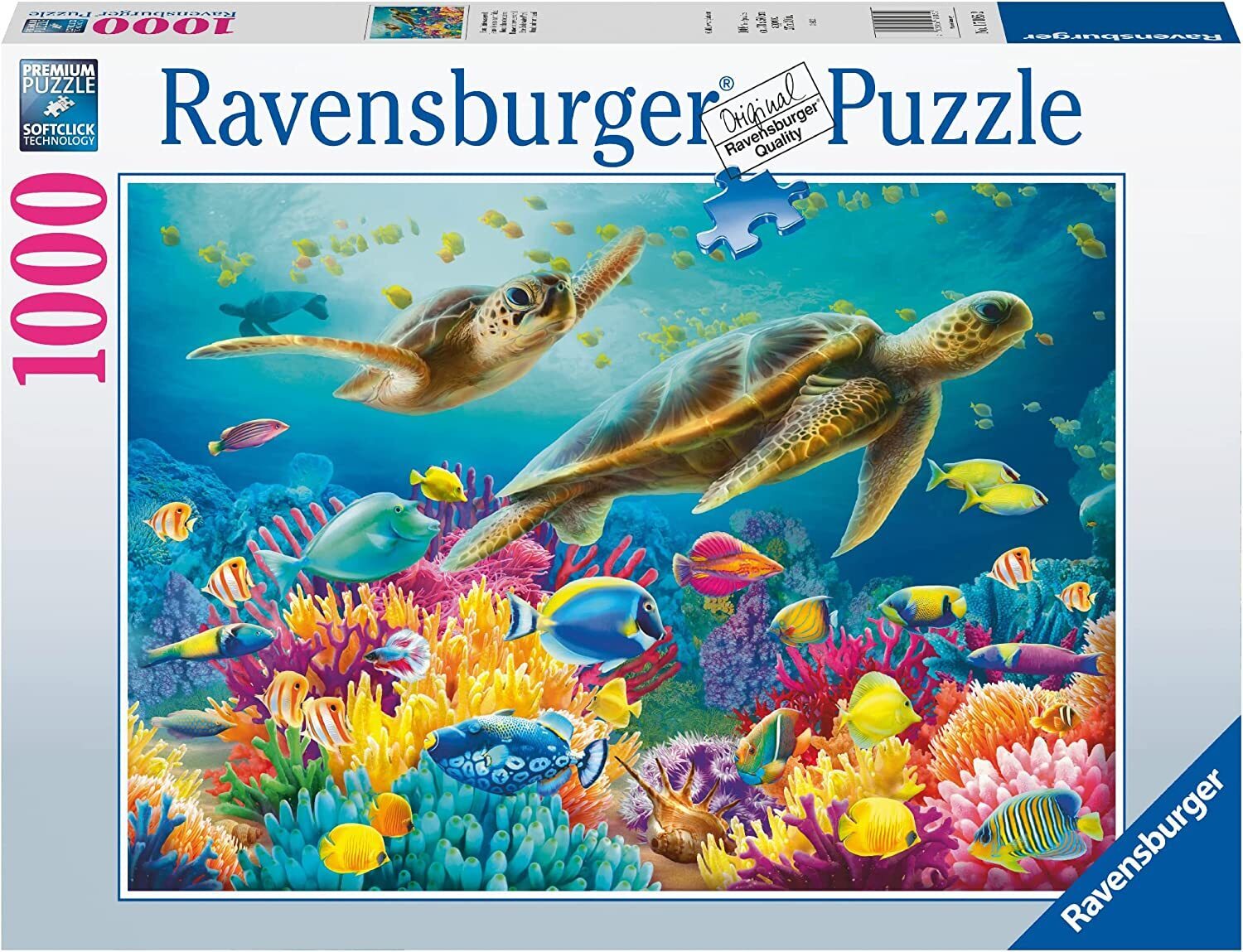 Ravensburger - Blue Underwater World 1000 Piece Adult's Jigsaw Puzzle