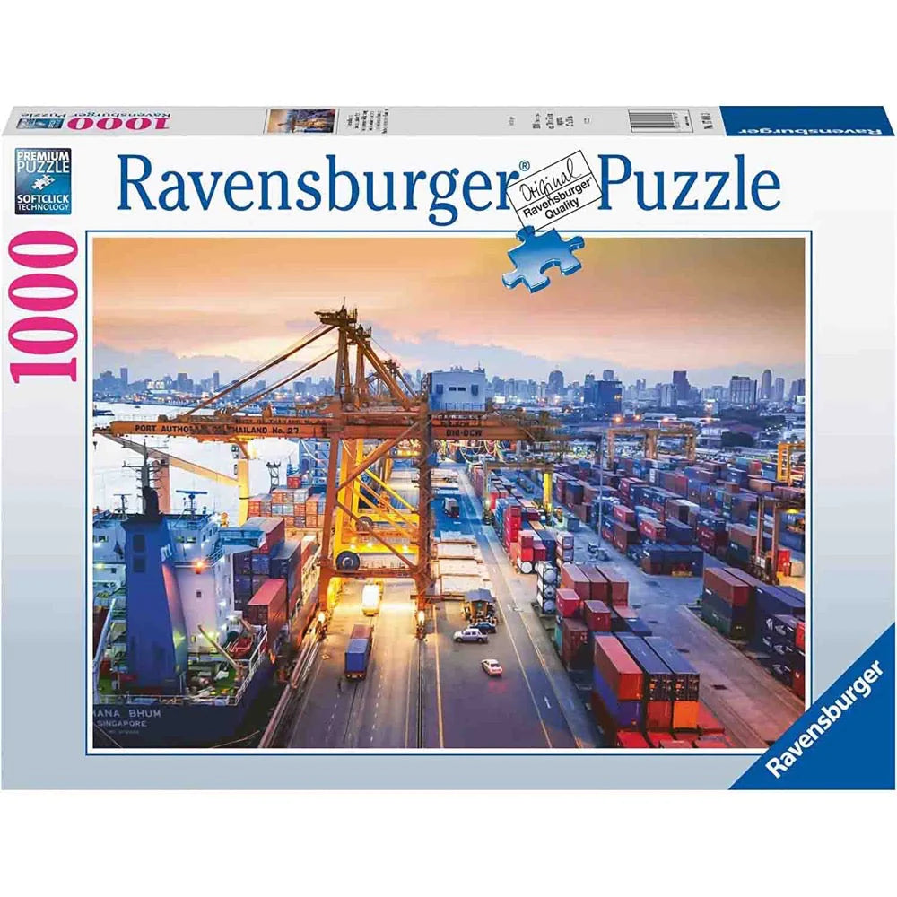 Ravensburger - Hamburg Container Port 1000 Piece Jigsaw Puzzle