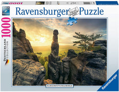 Ravensburger - Monolith, Elbe Sandstone Mountains Puzzle 1000 Piece Adult's Jigsaw Puzzle