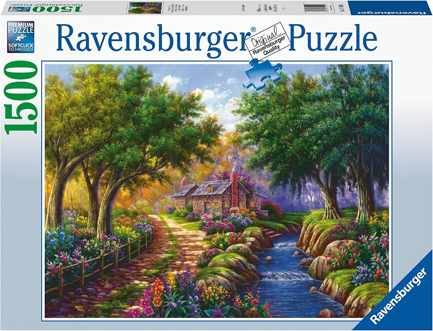 Ravensburger - Cottage by the River 1500 Adult's Jigsaw Puzzle