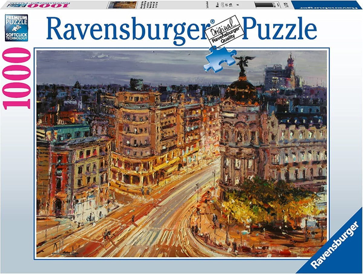 Ravensburger - Gran Vía, Madrid 1000 Piece Adult's Jigsaw Puzzle