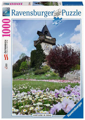 Ravensburger - Uhrturm in Graz 1000 Piece Adult's Jigsaw Puzzle