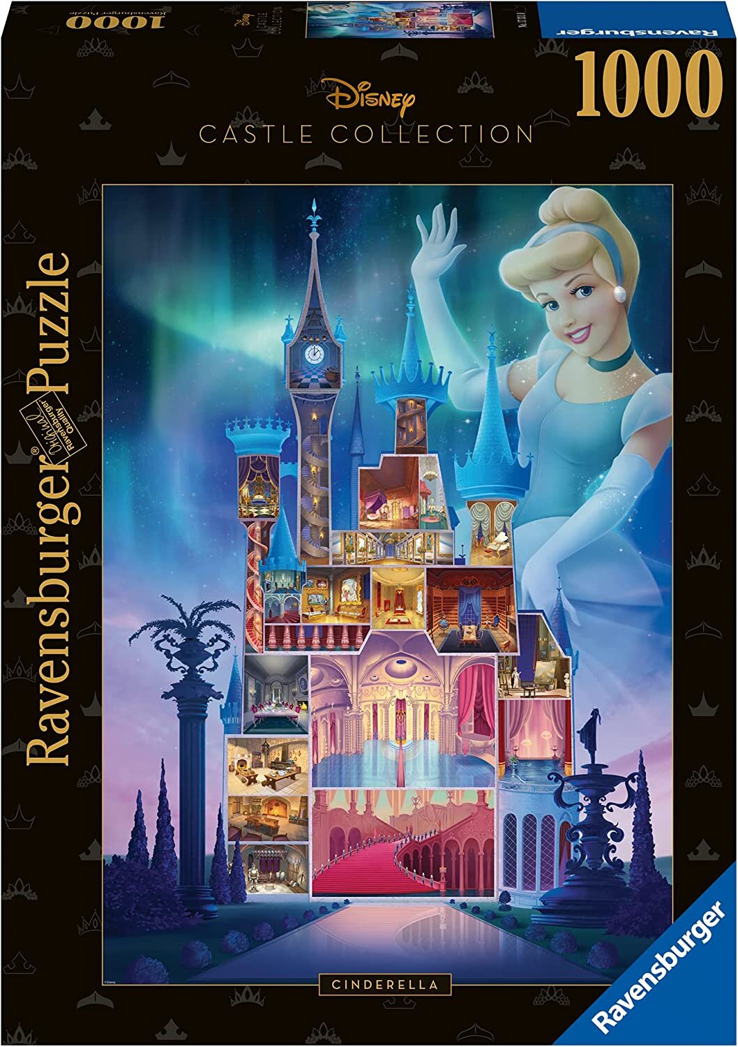 Ravensburger - Disney Castles: Cinderella Puzzle 1000 Piece Jigsaw Puzzle