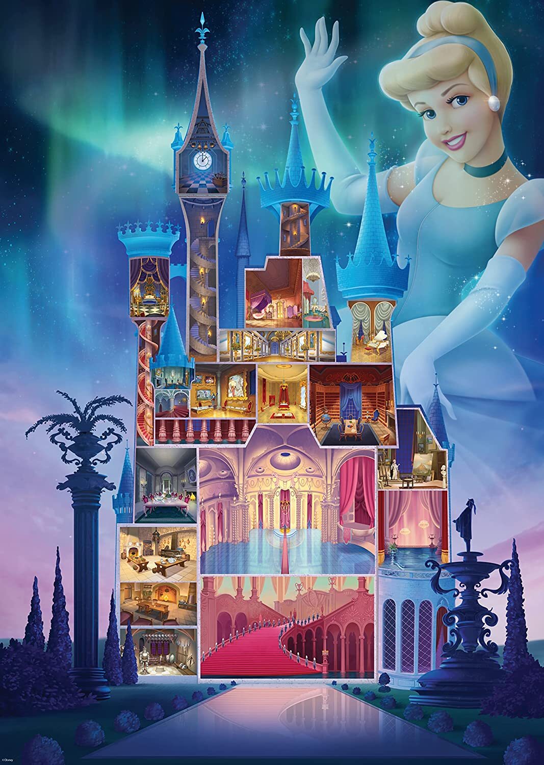 Ravensburger - Disney Castles: Cinderella Puzzle 1000 Piece Jigsaw Puzzle