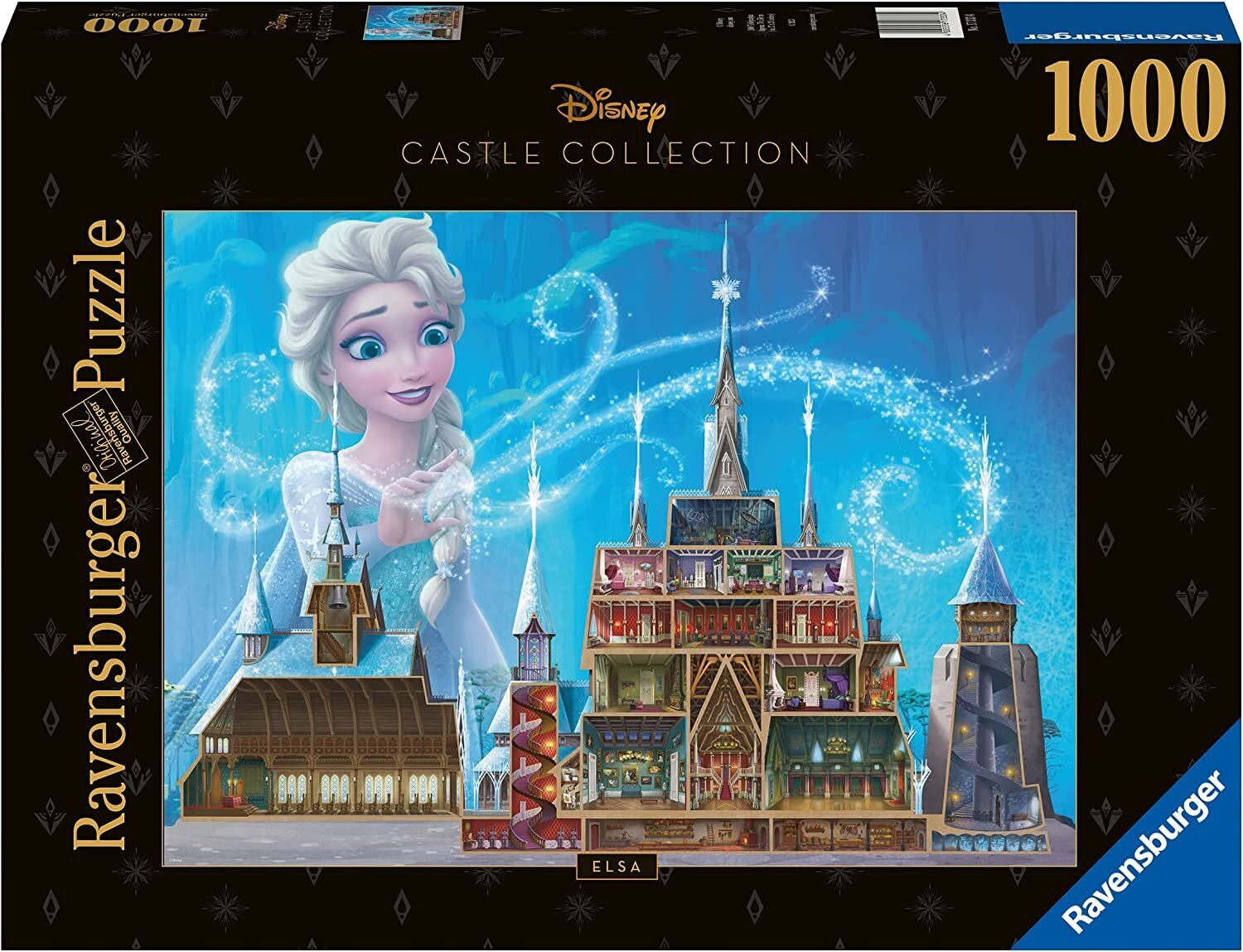 Ravensburger - Disney Castles: Elsa Puzzle 1000 Piece Jigsaw Puzzle