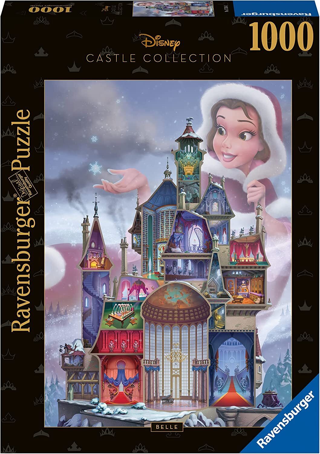 Ravensburger - Disney Castles: Belle Puzzle 1000 Piece Jigsaw Puzzle