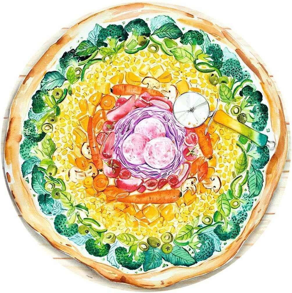 Ravensburger - Circle of Colours, Pizza 500 Piece Puzzle