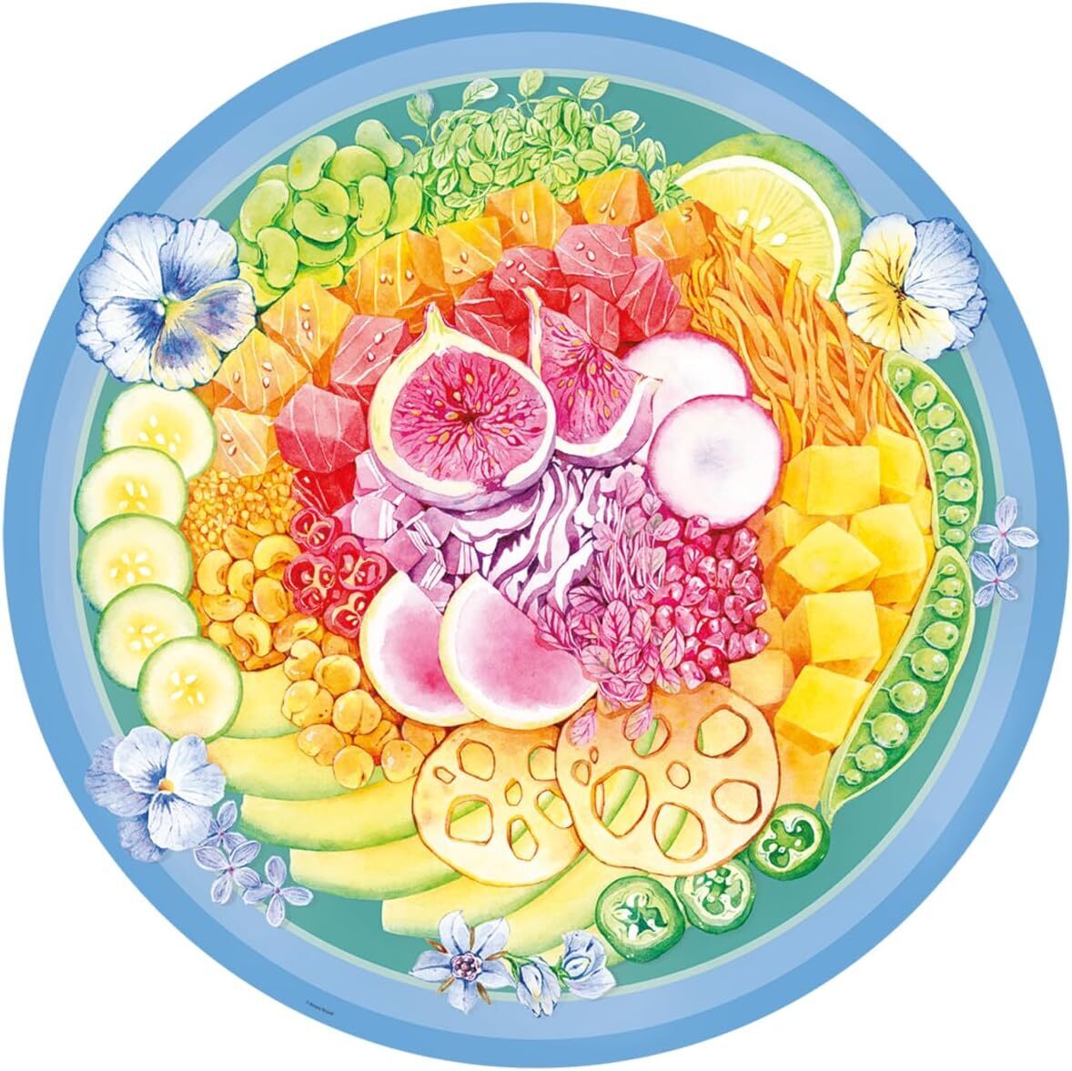 Ravensburger - Circle of Colours, Poke Bowl 500 Piece Puzzle