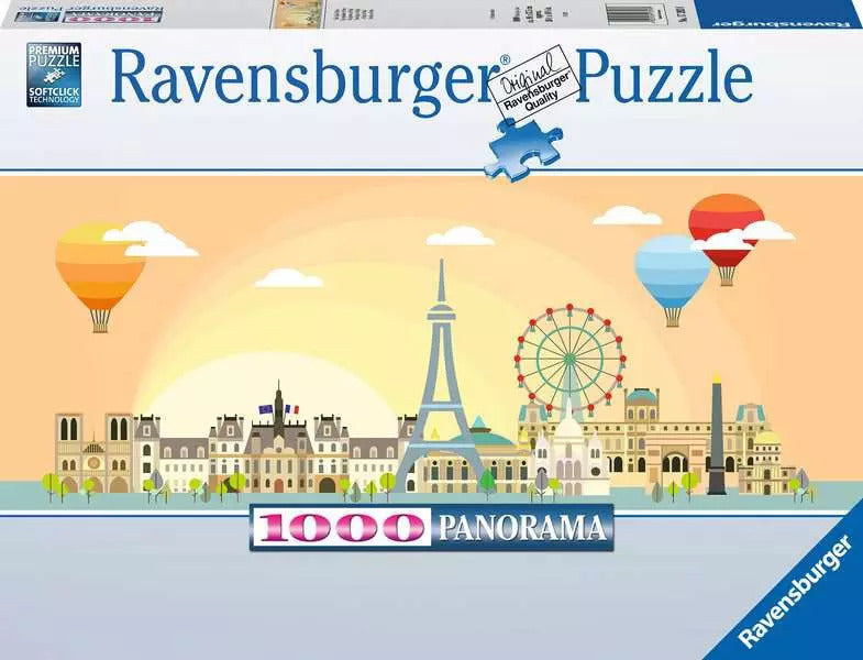 Ravensburger - A Day in Paris Panorama 1000 Piece Adult's Jigsaw Puzzle