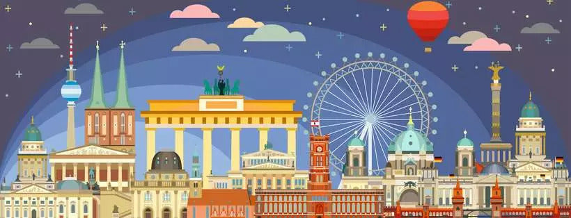 Ravensburger - Berlin Night Panorama 1000 Piece Adult's Jigsaw Puzzle