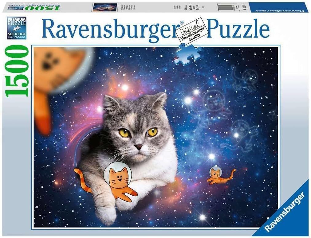 Ravensburger - Cats in Space 1500 Adult's Jigsaw Puzzle