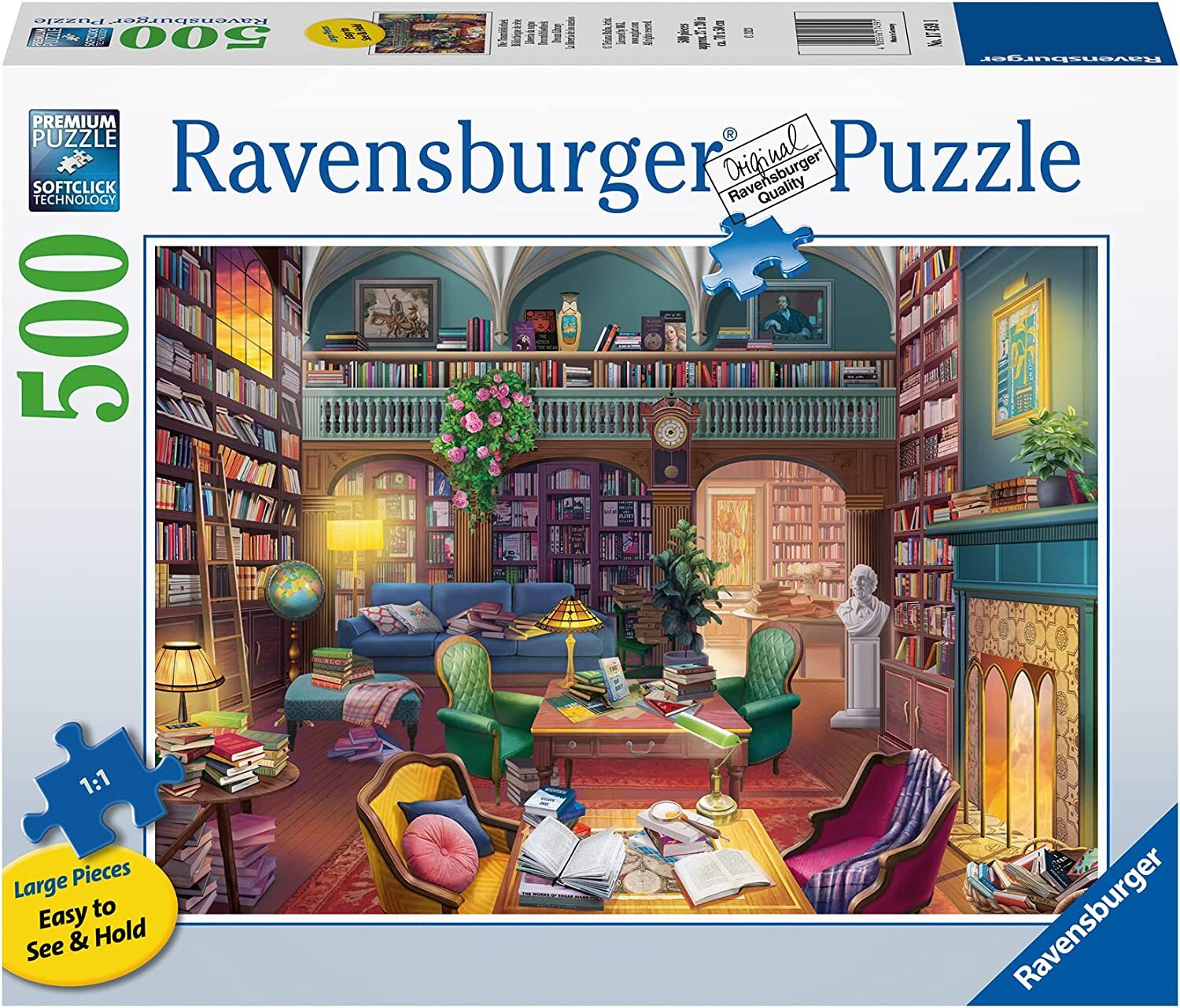 Ravensburger - Dream Library 500 Piece Large Format Puzzle