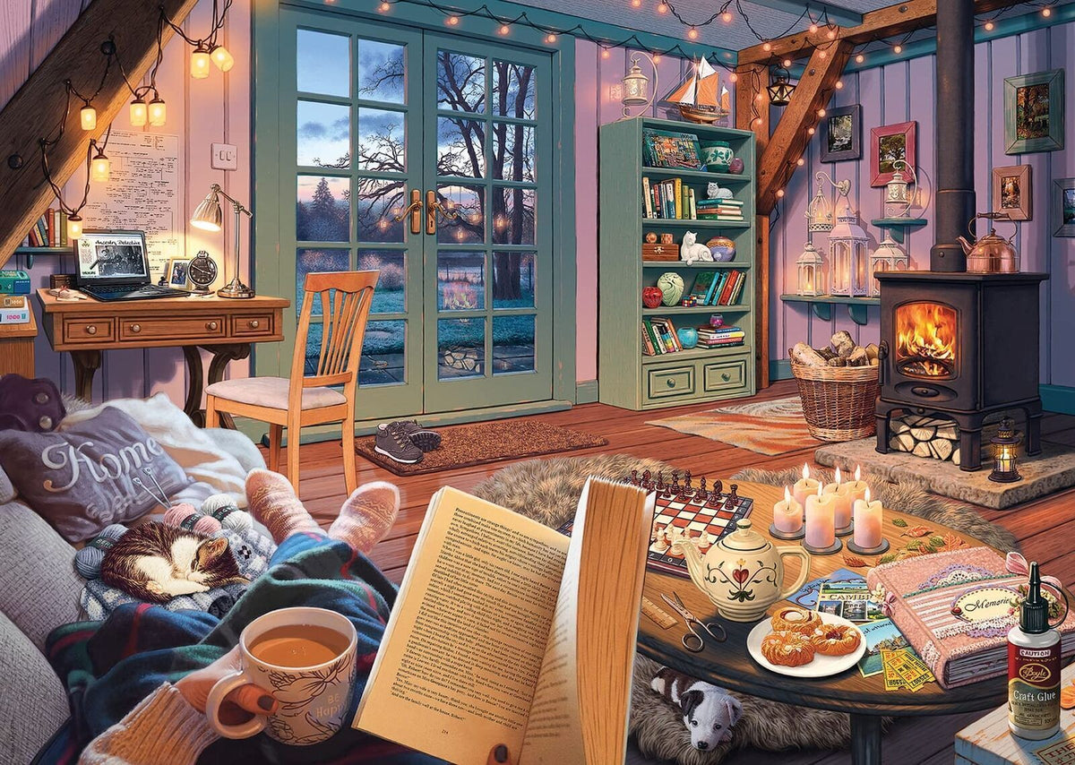 Ravensburger - Cozy Retreat 300 Piece Large Format Puzzle