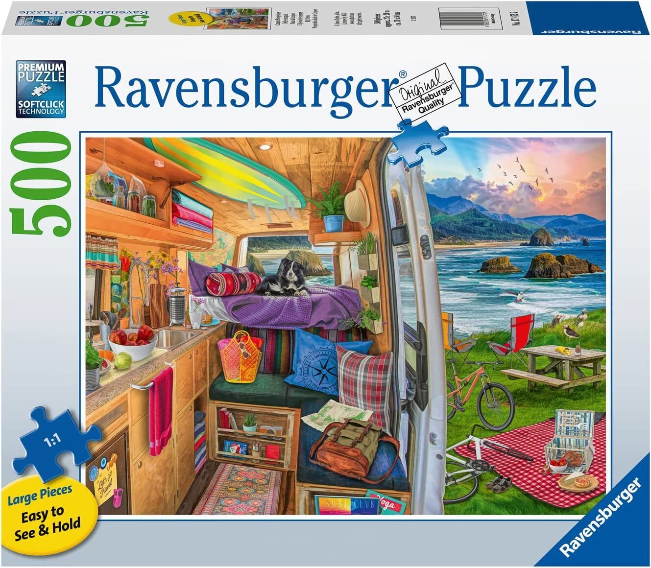 Ravensburger - Rig Views 500 Piece Large Format Puzzle