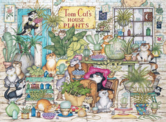 Ravensburger - Crazy Cats: Tom Cat's House Plants 500 Piece Puzzle