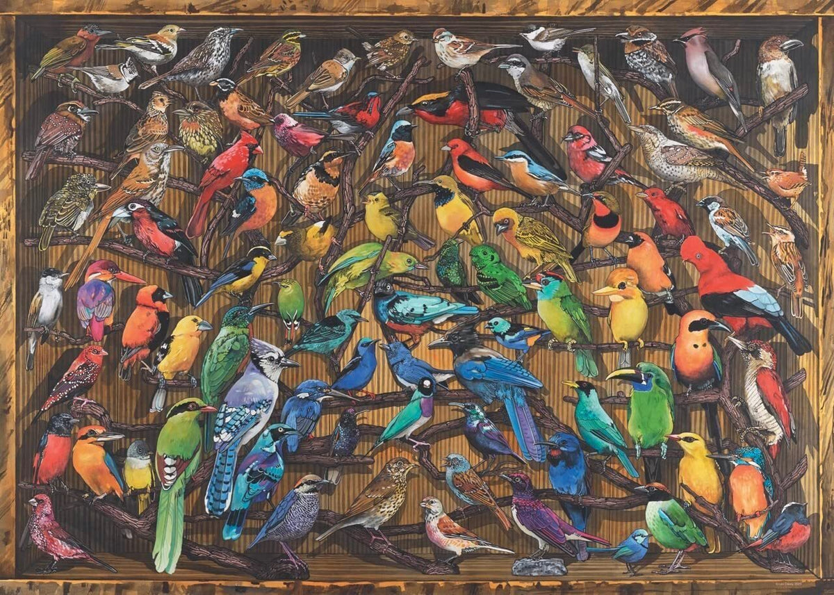 Ravensburger - Rainbow of Birds 1000 Piece Adult's Jigsaw Puzzle