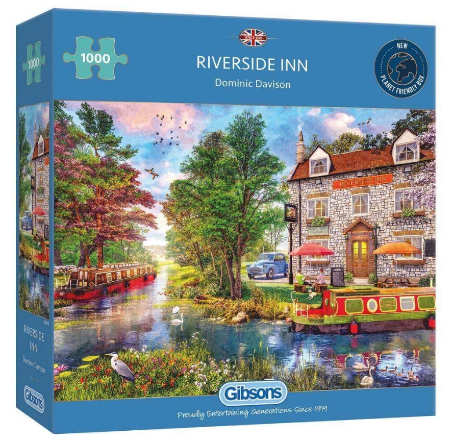 Gibsons - Riverside Inn 1000 Piece Jigsaw Puzzle