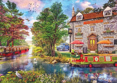 Gibsons - Riverside Inn 1000 Piece Jigsaw Puzzle