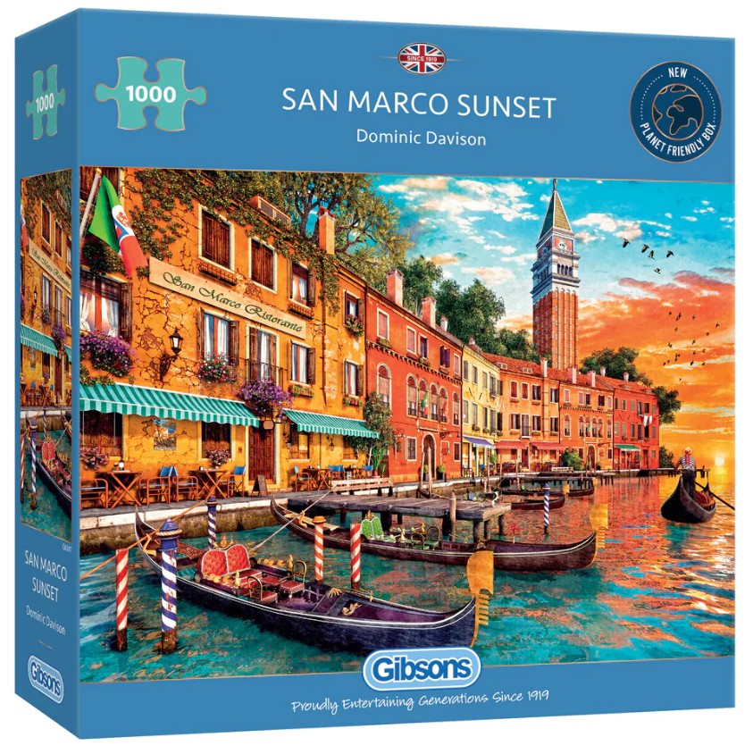 Gibsons - San Marco Sunset 1000 Piece Jigsaw Puzzle