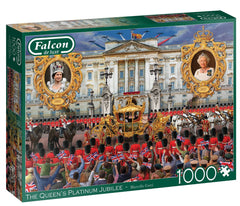 Falcon - The Queen’s Platinum Jubilee 1000 Piece Adult's Jigsaw Puzzle