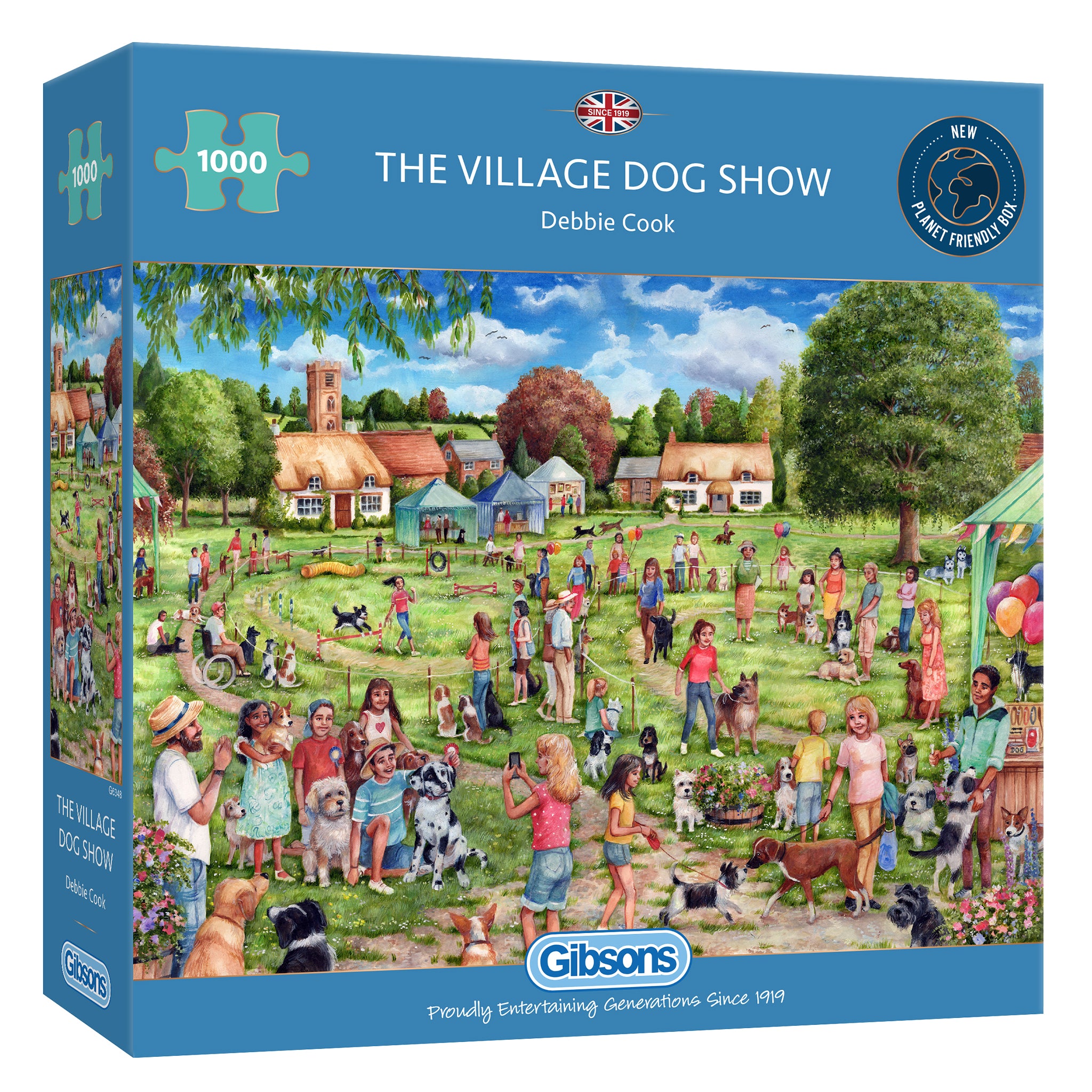 Gibsons - The Village Dog Show 1000 Piece Jigsaw Puzzle