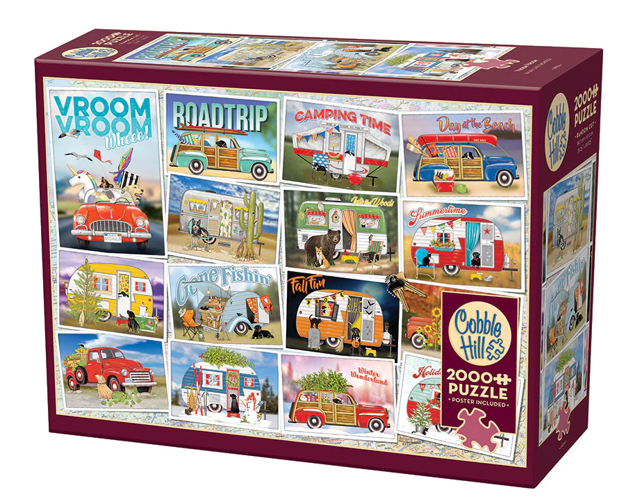 Cobble Hill - Vroom Vroom 2000 Piece Jigsaw Puzzle