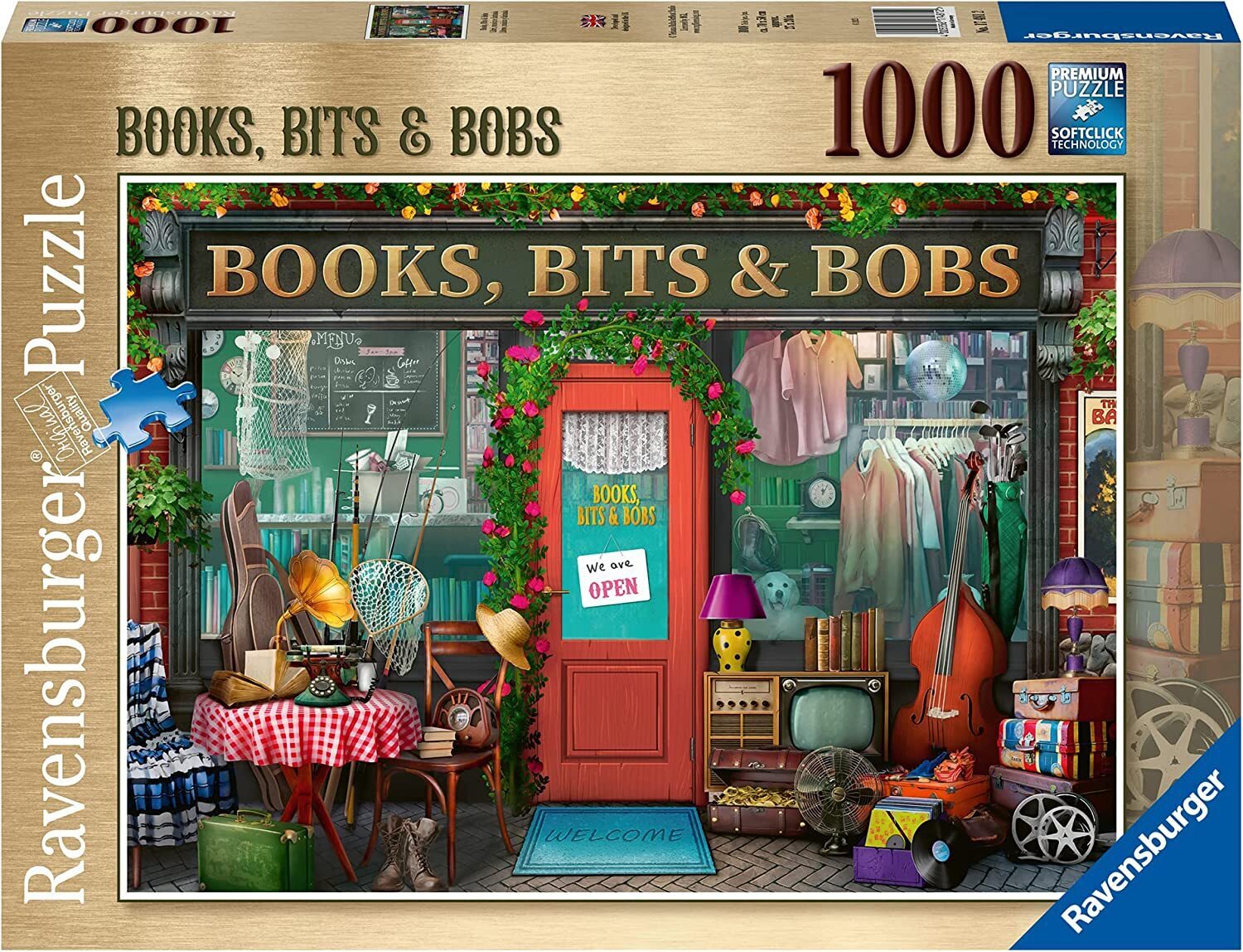 Ravensburger - Books, Bits and Bobs 1000 Piece Jigsaw Puzzle