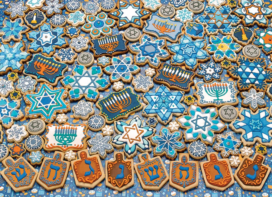 Cobble Hill - Hanukkah Cookies 1000 Piece Jigsaw Puzzle