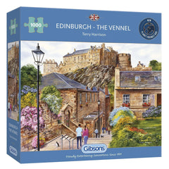 Gibsons - Edinburgh The Vennel 1000 Piece Jigsaw Puzzle