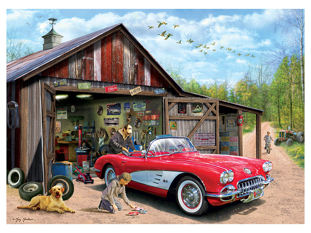 Eurographics -  Out of Storage Corvette 1000 Piece Jigsaw Puzzle