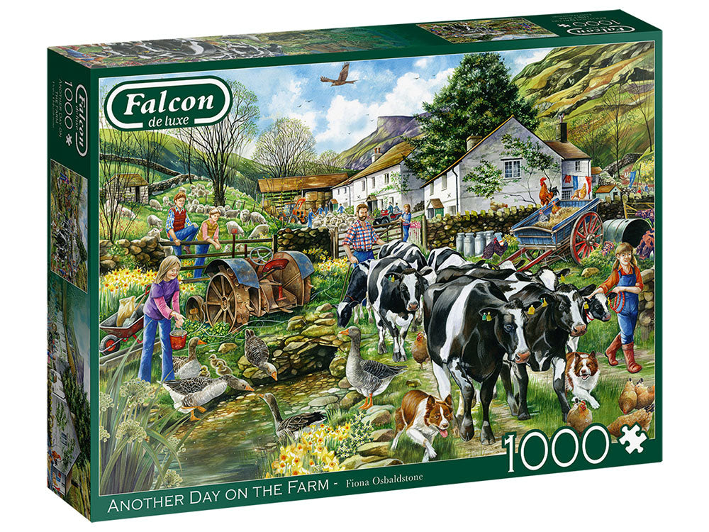 Falcon - Another Day on the Farm 1000 Piece Jigsaw Puzzle