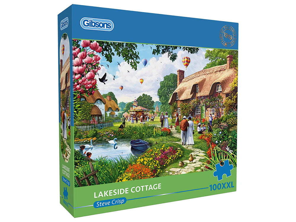 Gibsons - Lakeside Cottage 100 XXL 100 Piece Jigsaw Puzzle