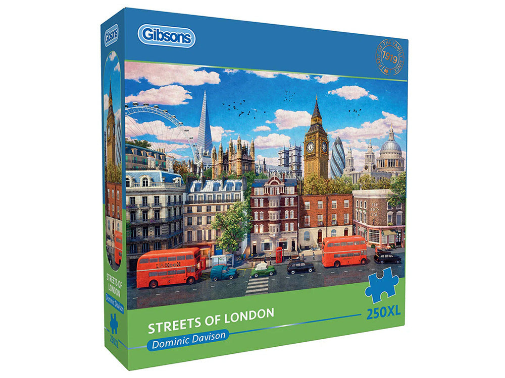 Gibsons - Streets of London Extra Large  XXL 250 Piece Jigsaw Puzzle