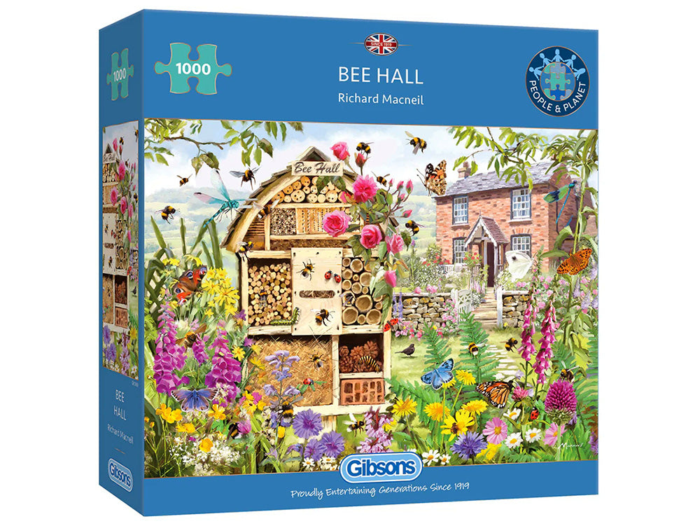 Gibsons - Bee Hall 1000 Piece Jigsaw Puzzle