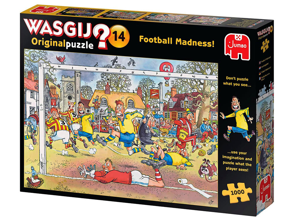 Jumbo - WASGIJ? Original #14 Football Madness 1000 Piece Adult's Jigsaw Puzzle