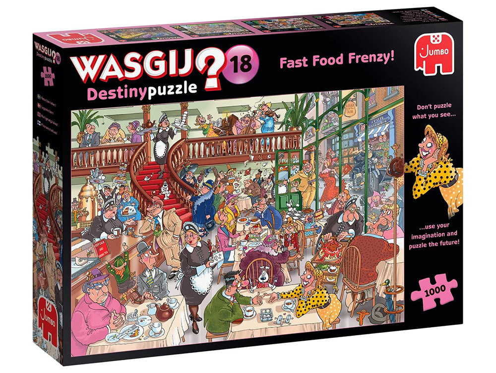 Jumbo - WASGIJ? Destiny #18 Fast Food Frenzy 1000 Piece Adult's Jigsaw Puzzle