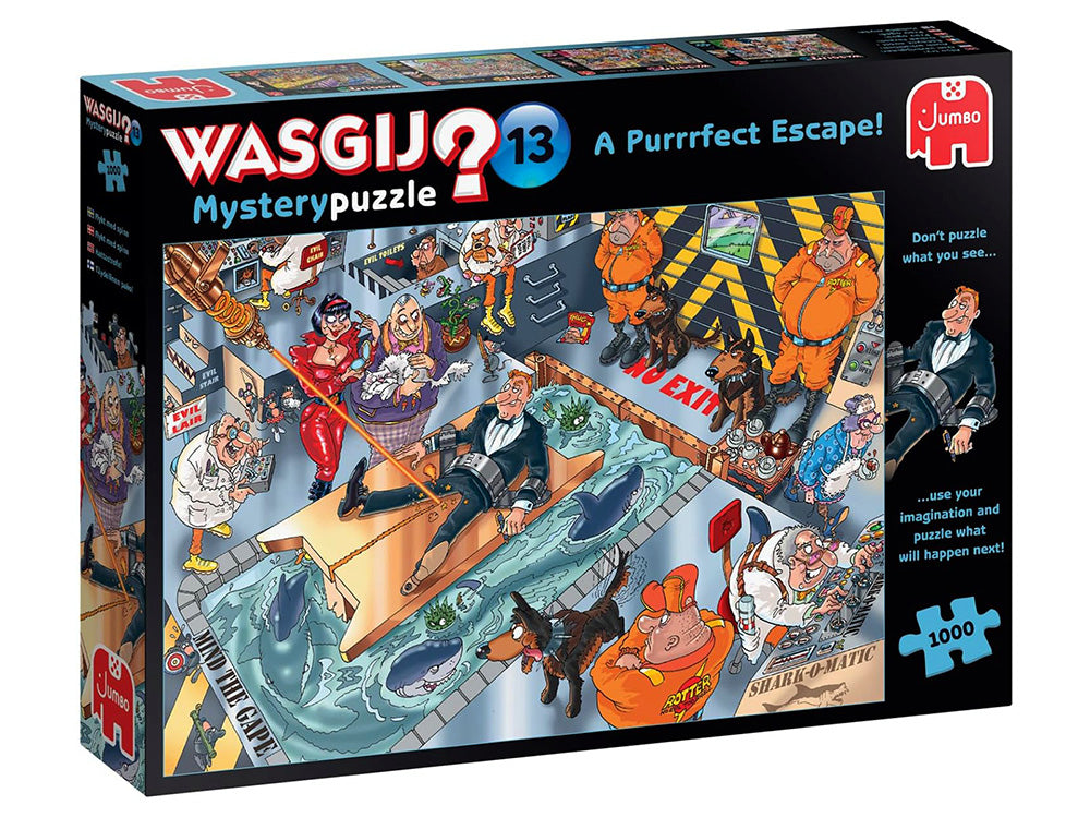 Jumbo - WASGIJ? Mystery #13 A Purrrfect Escape 1000 Piece Adult's Jigsaw Puzzle