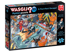 Jumbo - WASGIJ? Mystery #13 A Purrrfect Escape 1000 Piece Adult's Jigsaw Puzzle