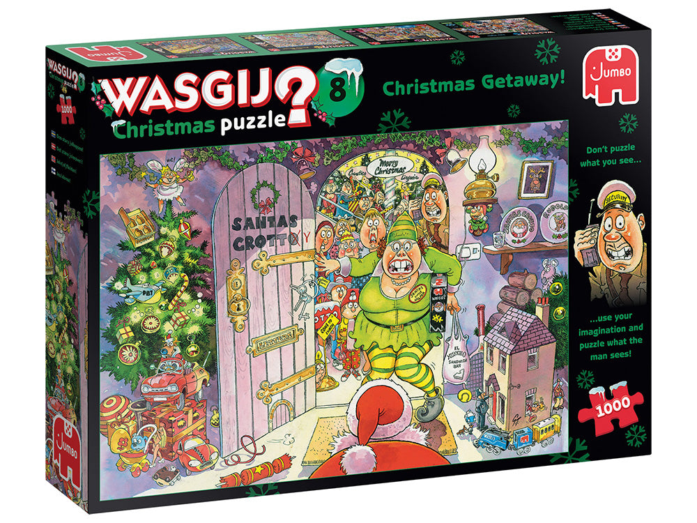 Jumbo - WASGIJ? Christmas #8 Christmas Getaway 1000 Piece Adult's Jigsaw Puzzle