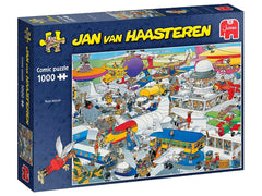 Jumbo - Jan van Haasteren: Busy Airport 1000 Piece Adult's Jigsaw Puzzle