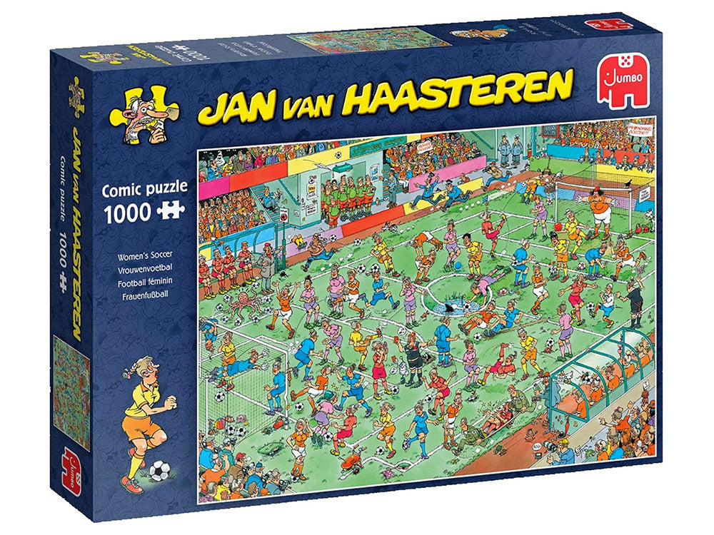 Jumbo - Jan van Haasteren: Women's Soccer 1000 Piece Adult's Jigsaw Puzzle