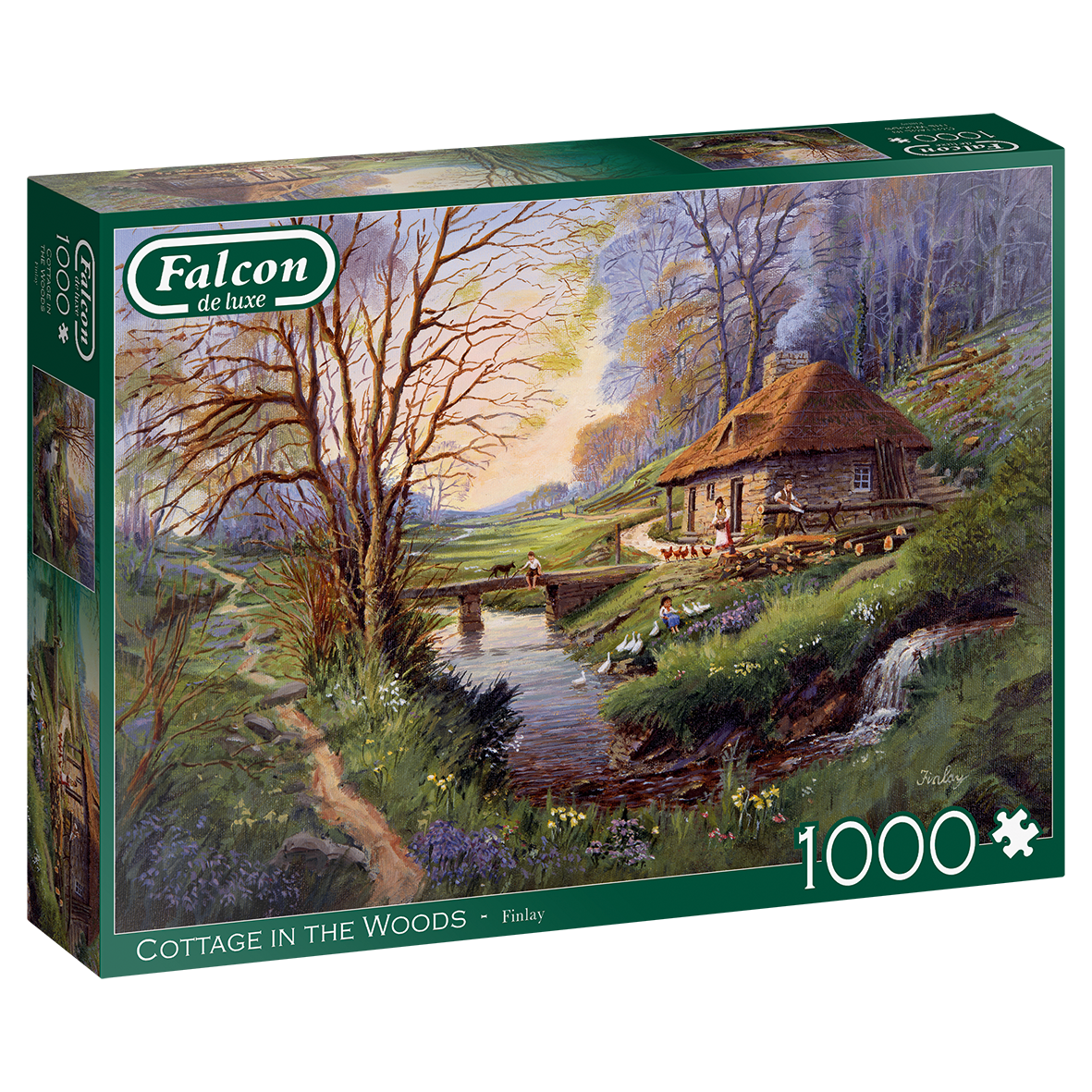 Falcon - Cottage in the Woods 1000 Piece Jigsaw Puzzle- DISC