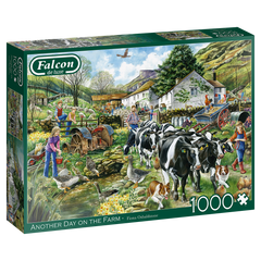 Falcon - Another Day On The Farm 1000 Piece Jigsaw Puzzle